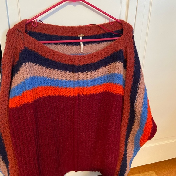 Free people off the shoulder striped sweater - Picture 3 of 3